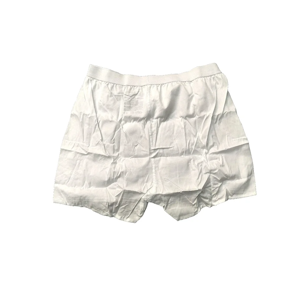 Two 4-Packs Bundle Club Room Men's White Woven Cotton Tagless Underwear Boxers M